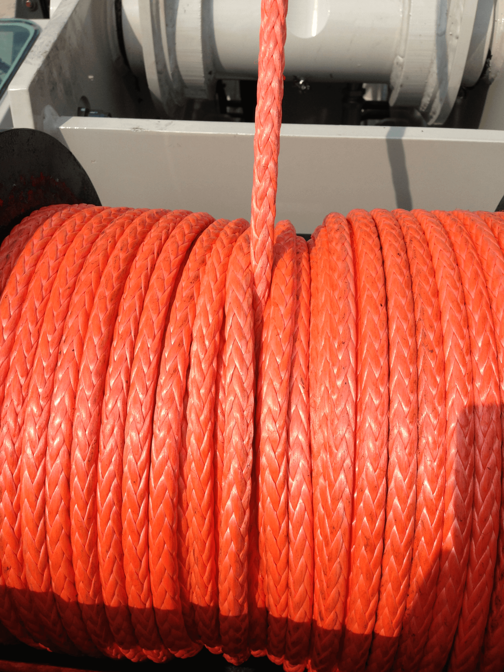 Diving onto a Winch