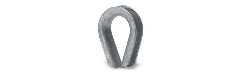 Galvanized HD Wire Thimble