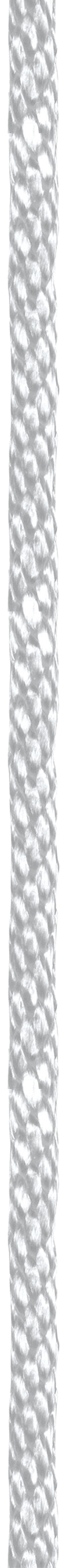 White solid braid polyester Rope