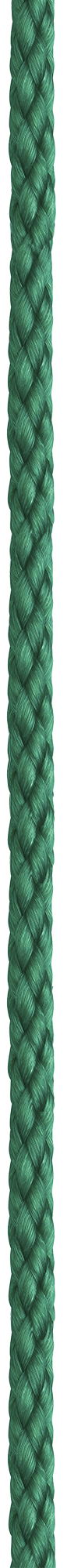 Green HB Poly 8-Strand Polypropylene Rope