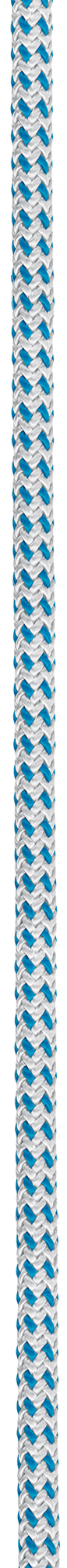 Blue and white Prusik Cord Double Braid Rope