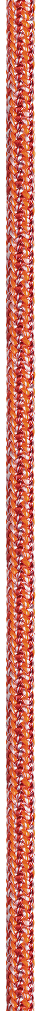 Orange red Vortex Double Braid Rope