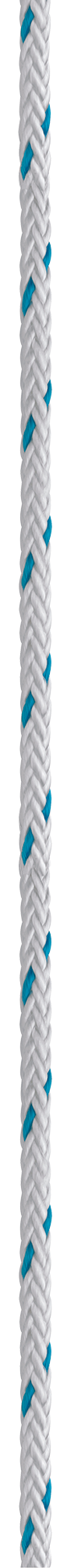 White and blue uncoated Dura-Plex 12-Strand Rope