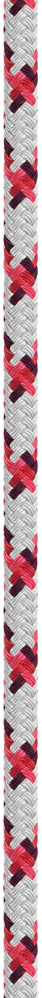 Red and grey Double Braid XLS3 Rope