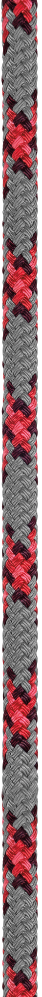 grey and red MLX3 Core Dependent Double Braid Rope