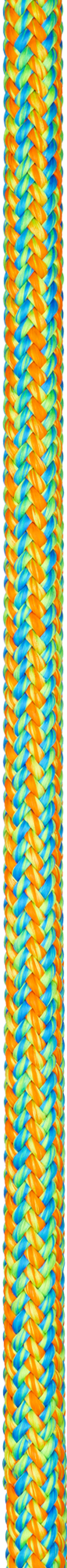 Orange, green, blue Vortex SD SamsonDry Double Braid Rope