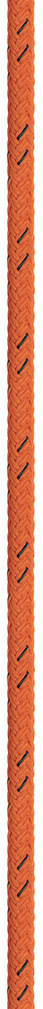 Orange Nystron Coated Double Braid Rope